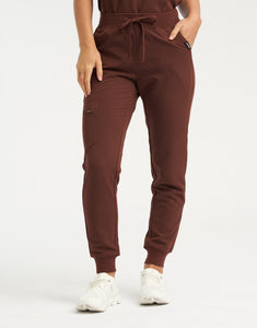 Essential Jogger Scrub Pants - Cocoa