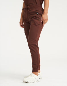 Essential Jogger Scrub Pants - Cocoa