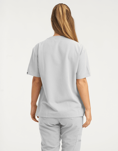 Essential Crewneck Scrub Top - Tail Light