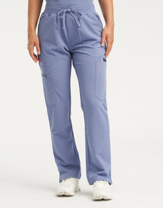 Essential Multi-Pocket Scrub Pants - Nova Blue