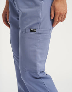 Essential Multi-Pocket Scrub Pants - Nova Blue