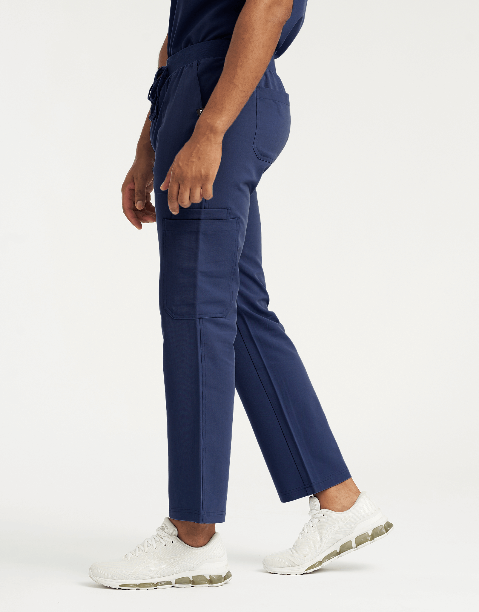 Essential Multi-Pocket Scrub Pants - True Navy