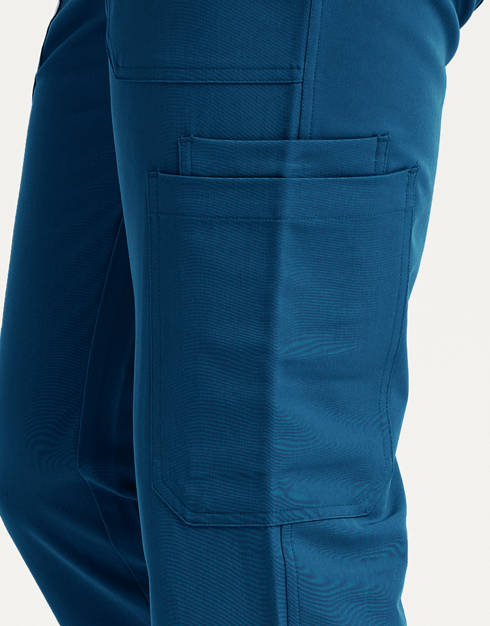 Essential Multi-Pocket Scrub Pants - Gibraltar Blue