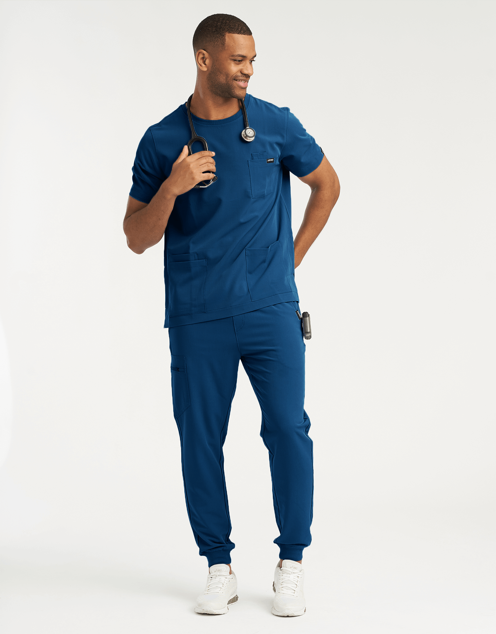 Essential Jogger Scrub Pants - Gibraltar Blue