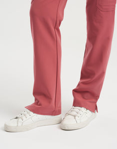 Essential Multi-Pocket Scrub Pants - Mauvewood