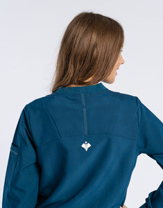 Scrub Jacket Zip Up - Gibraltar Blue