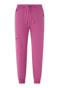 Essential Jogger Scrub Pants - Red Violet