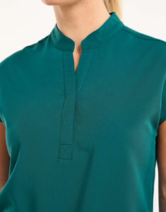 Apollo Scrub Top - Harbour Green