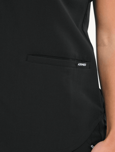 Apollo Scrub Top - Black