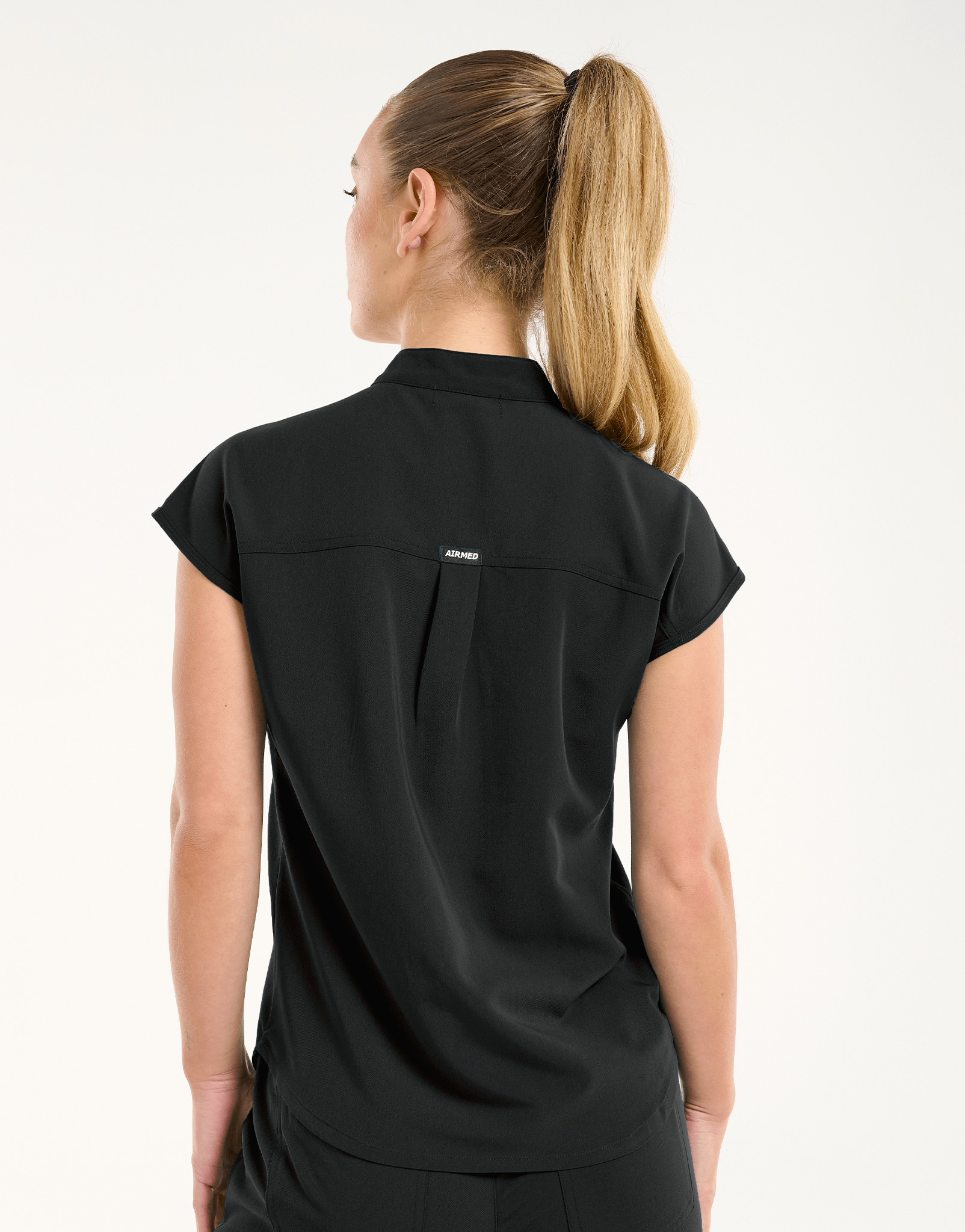 Apollo Scrub Top - Black