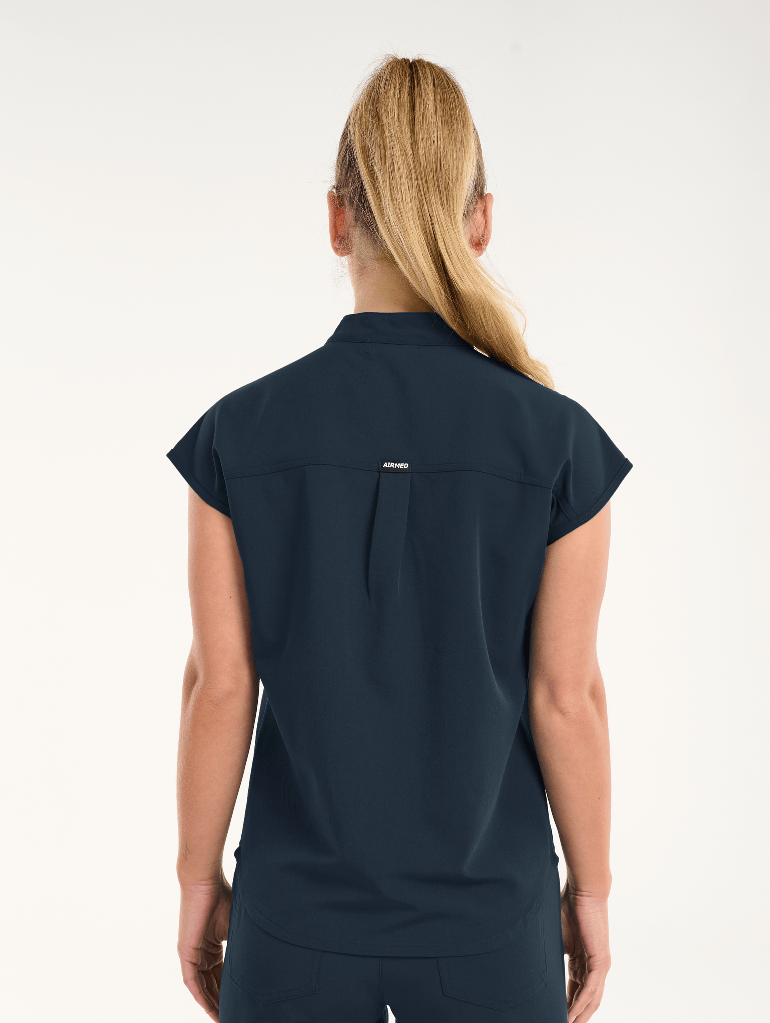 Apollo Scrub Top - Midnight Navy