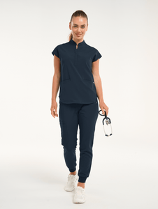 Apollo Scrub Top - Midnight Navy