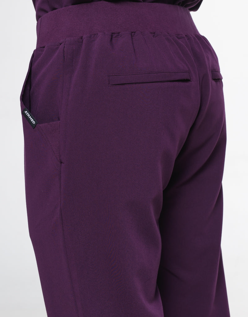 Signature Jogger Pants - Eggplant