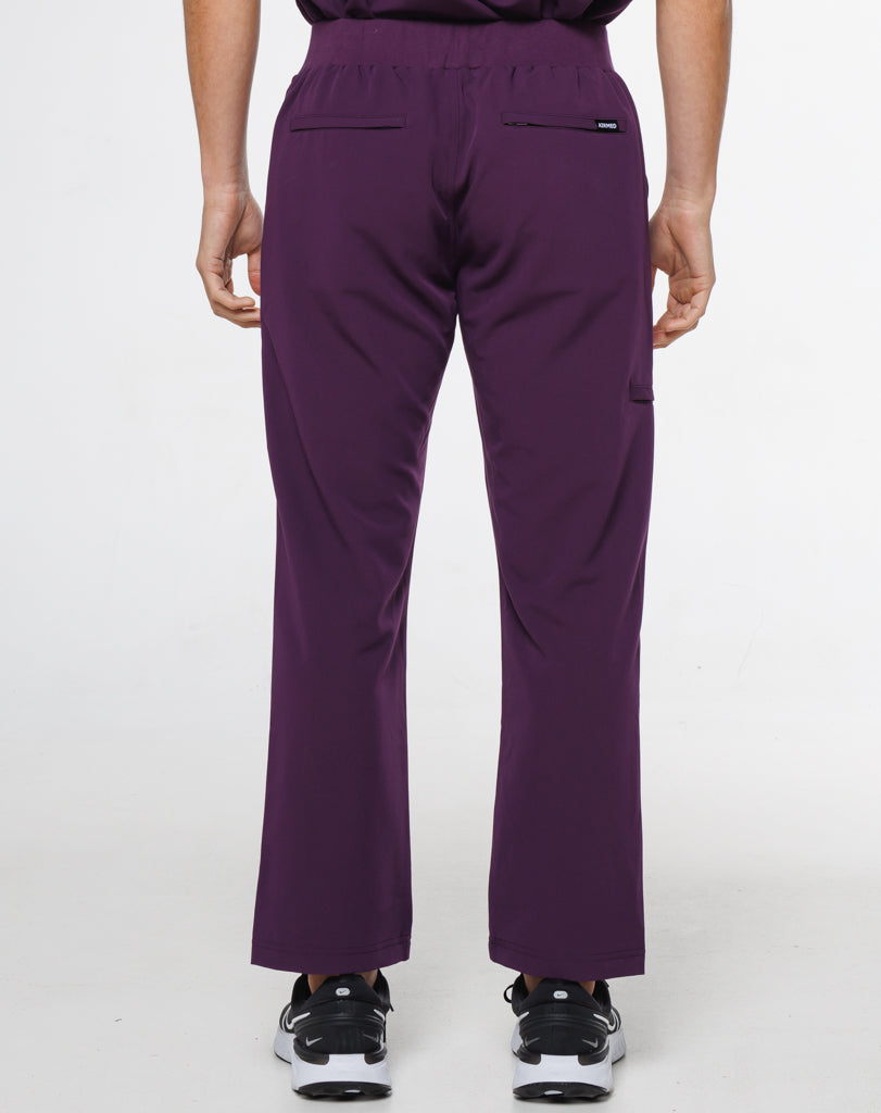 Signature Cargo Pants - Eggplant