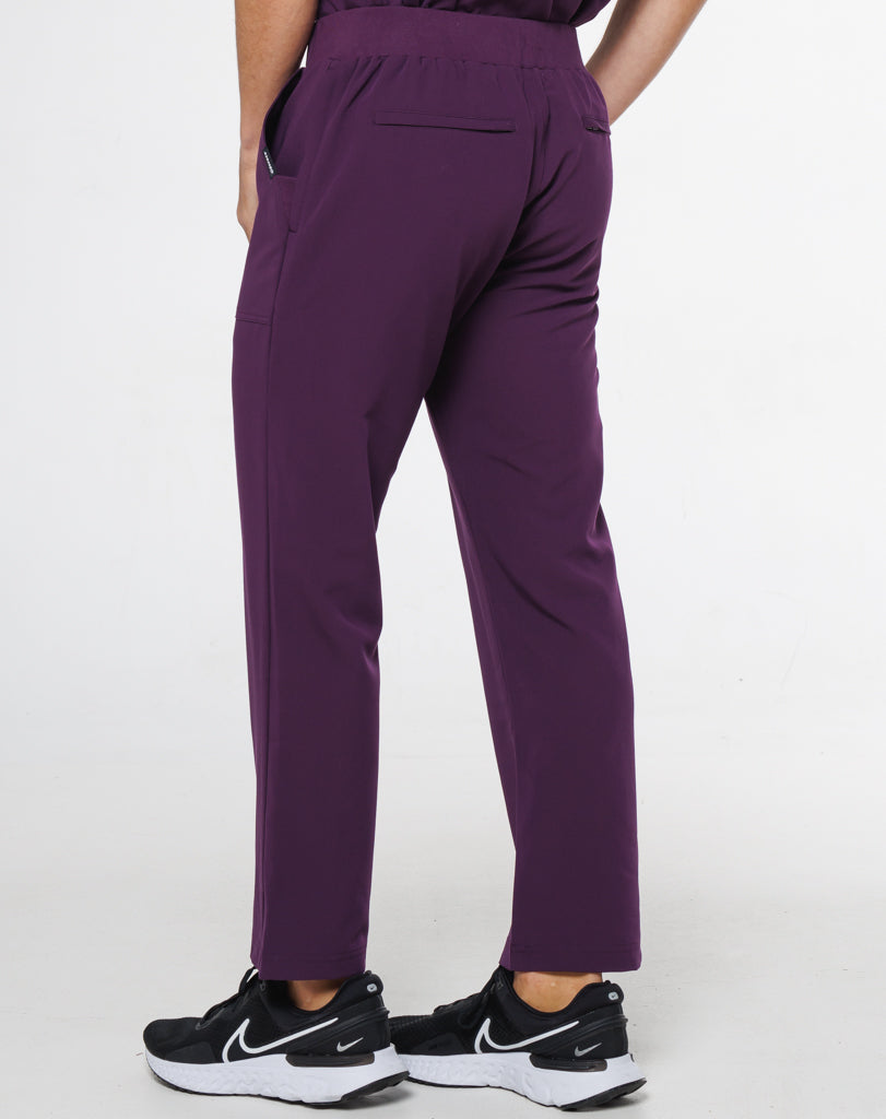 Signature Cargo Pants - Eggplant