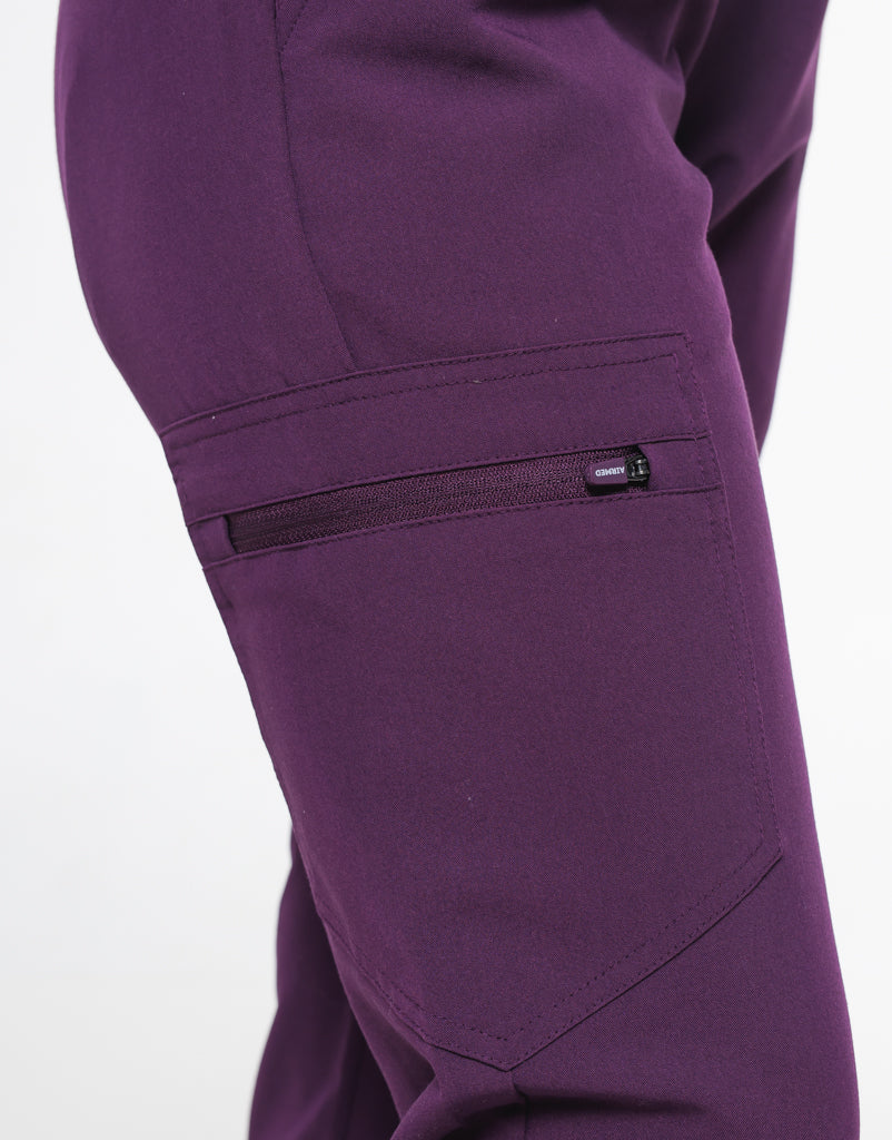 Signature Jogger Pants -  Eggplant