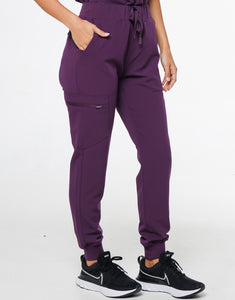 Signature Jogger Pants -  Eggplant