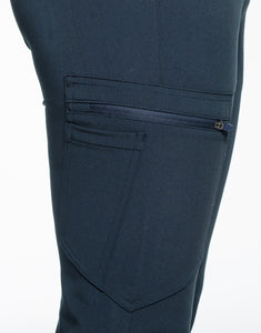 Essential Flare Scrub Pants - Midnight Navy