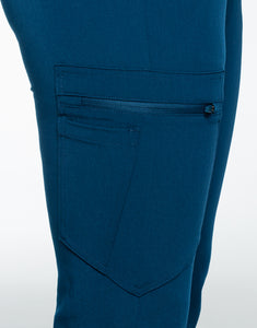 Essential Flare Scrub Pants - Gibraltar Blue