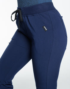 Essential Flare Scrub Pants - True Navy