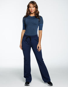 Essential Flare Scrub Pants - True Navy