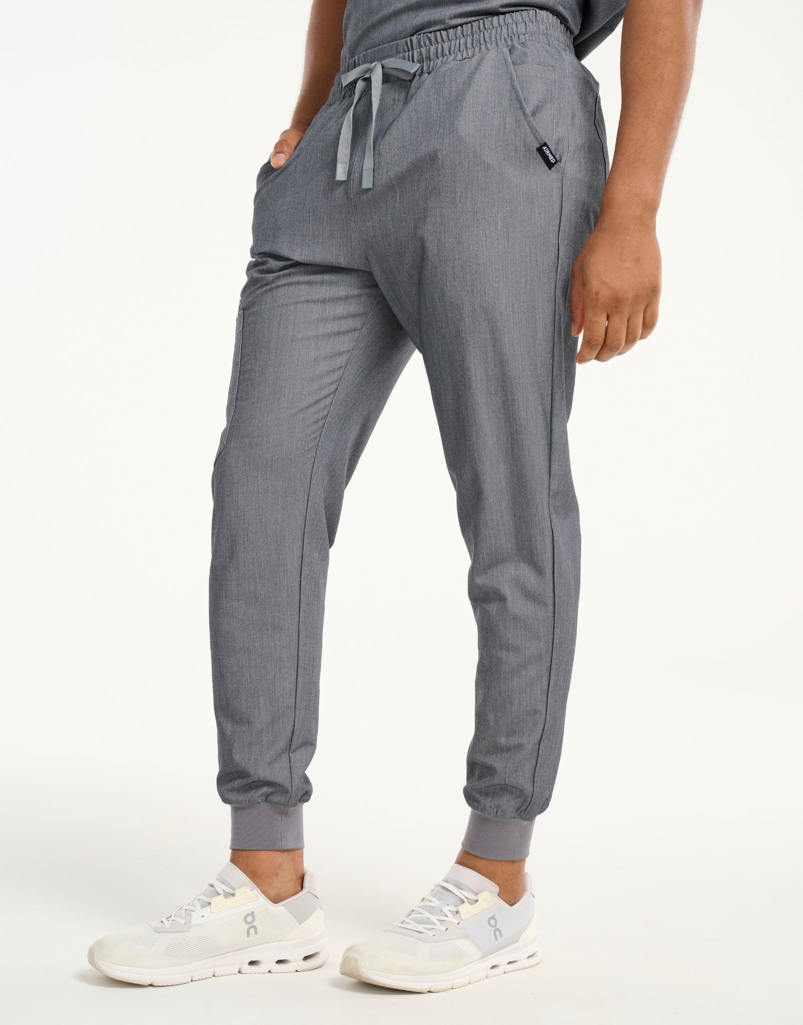 Aspire Jogger Scrub Pants - Heather Grey