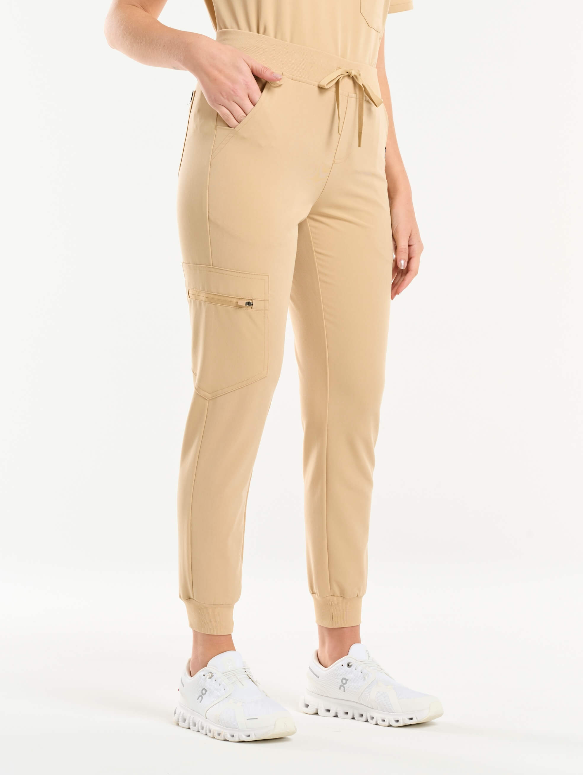 Essential Jogger Scrub Pants - Warm Sand