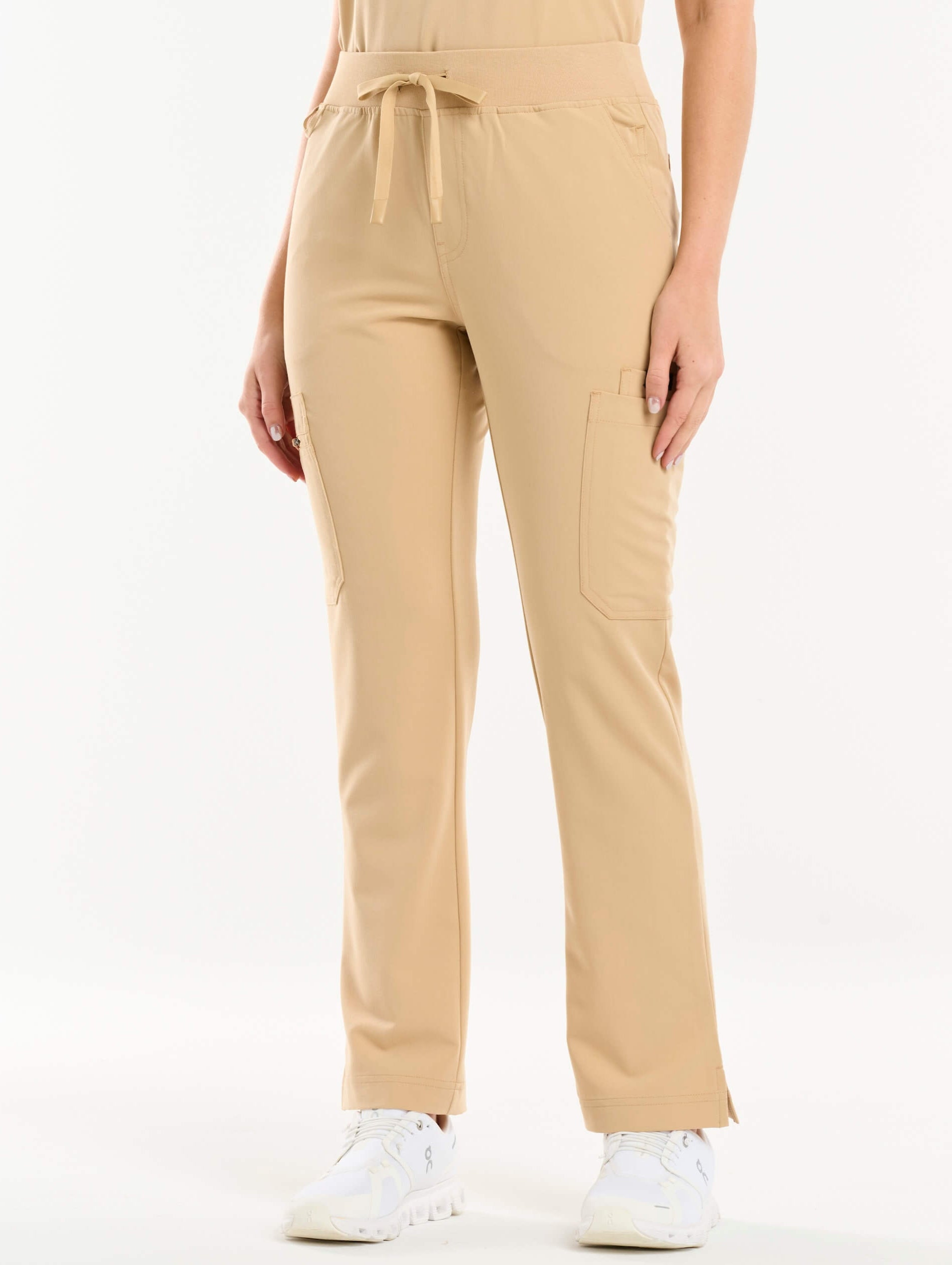 Essential Multi-Pocket Scrub Pants - Warm Sand