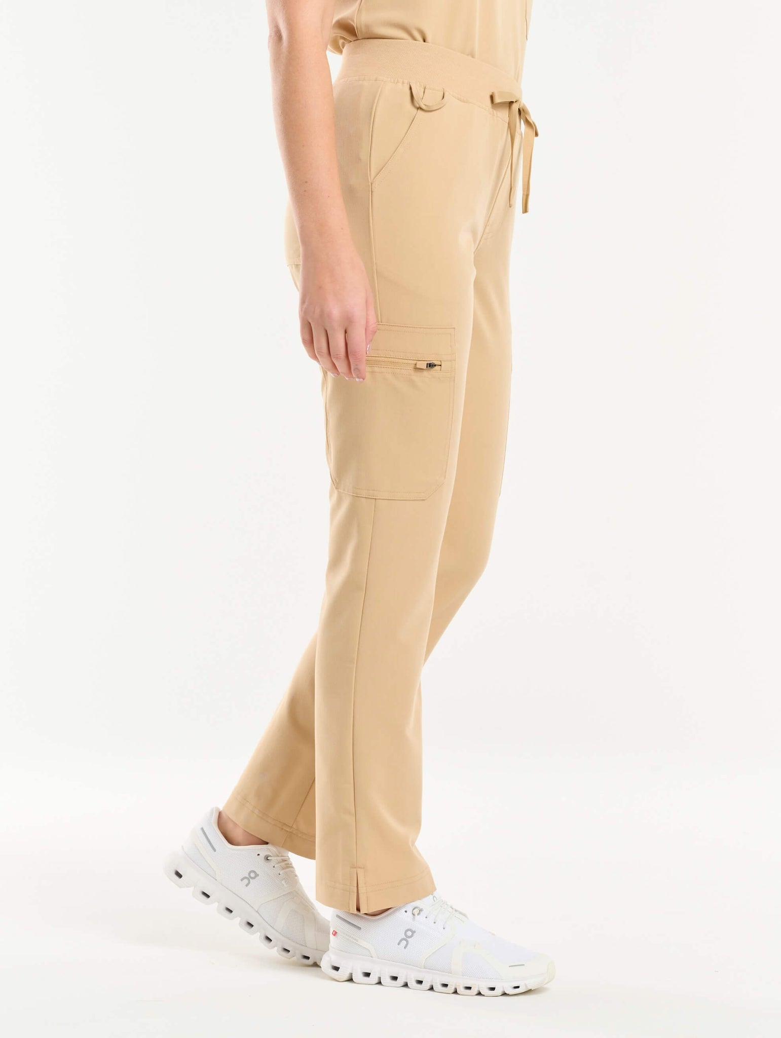 Essential Multi-Pocket Scrub Pants - Warm Sand