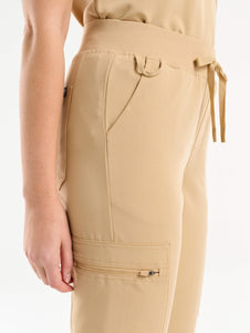Essential Multi-Pocket Scrub Pants - Warm Sand
