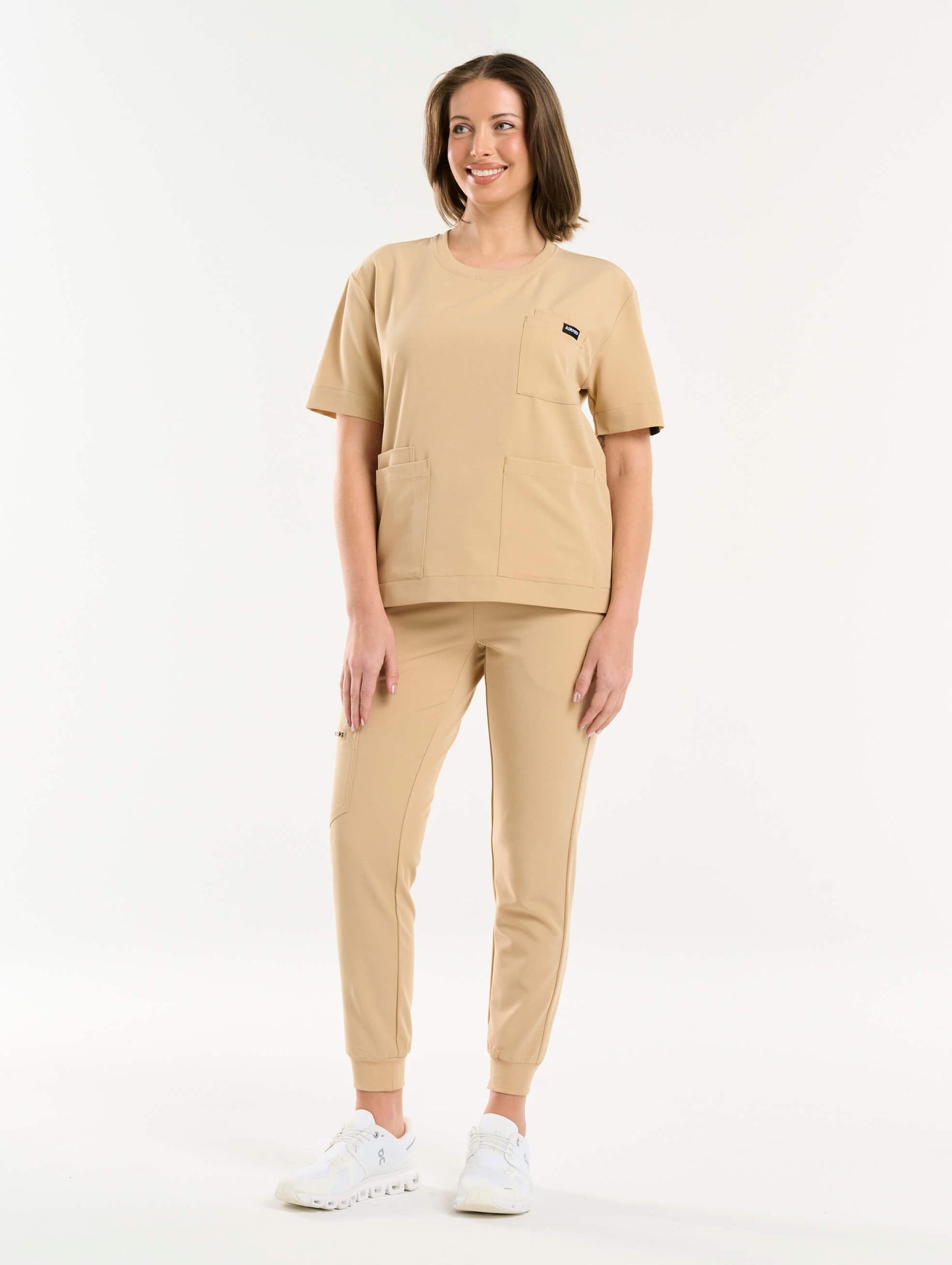 Essential Jogger Scrub Pants - Warm Sand