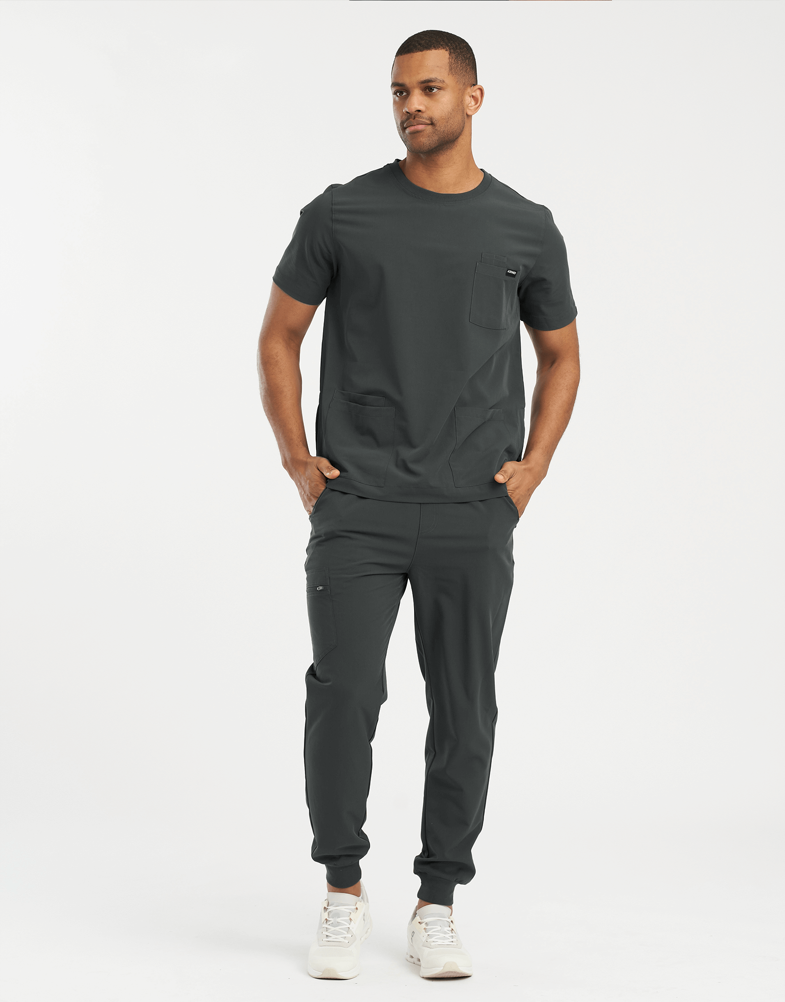Essential Jogger Scrub Pants - Asphalt