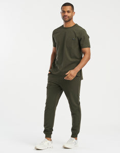 Essential Jogger Scrub Pants - Khaki Green