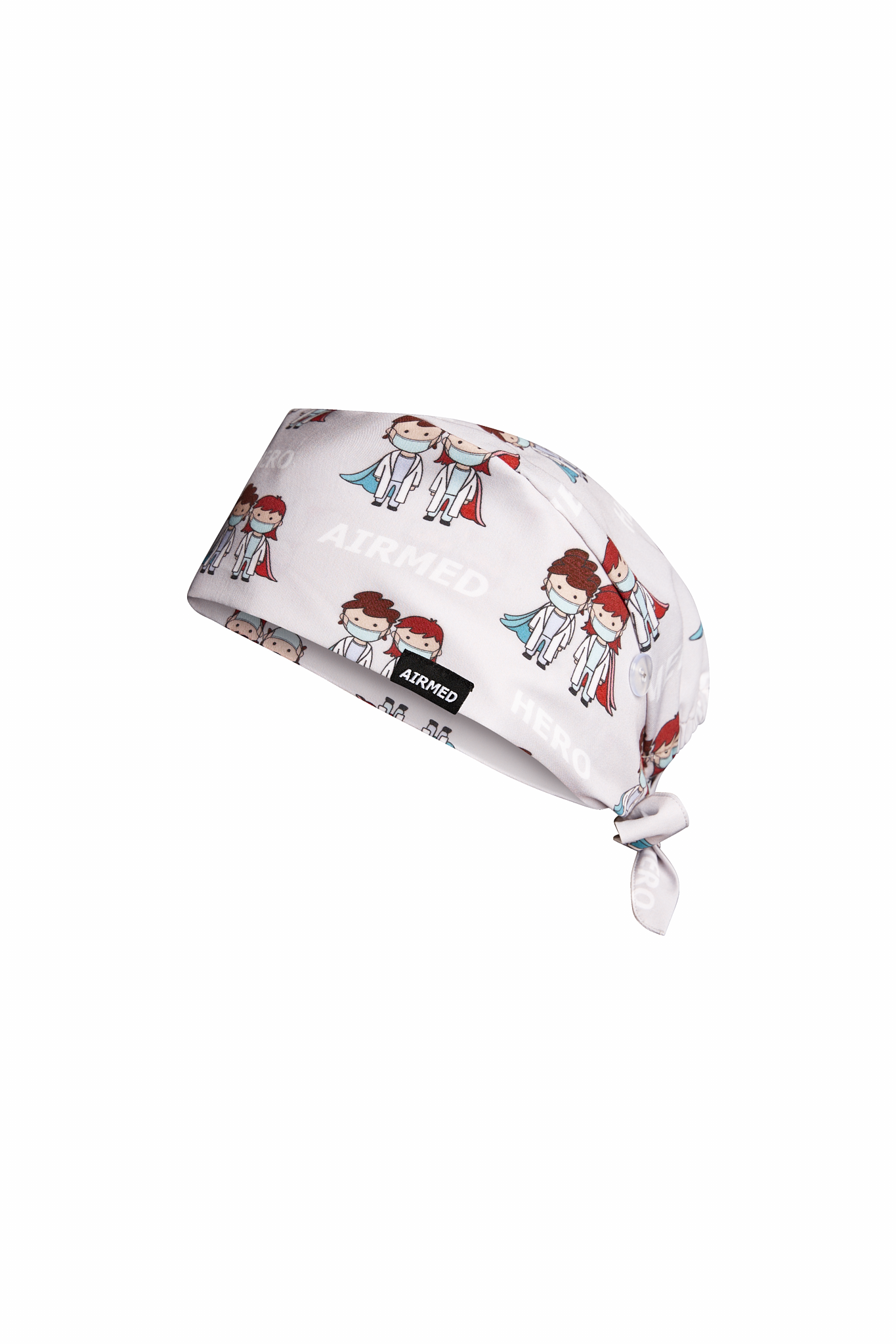 Hero Print Scrub Cap