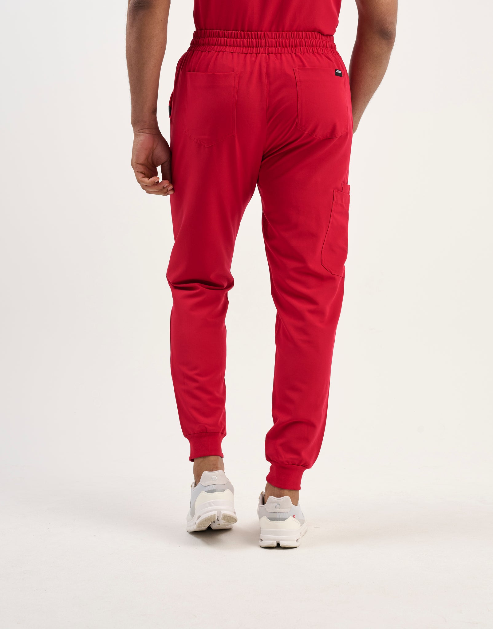 Aspire Jogger Scrub Pants - Cherry Red