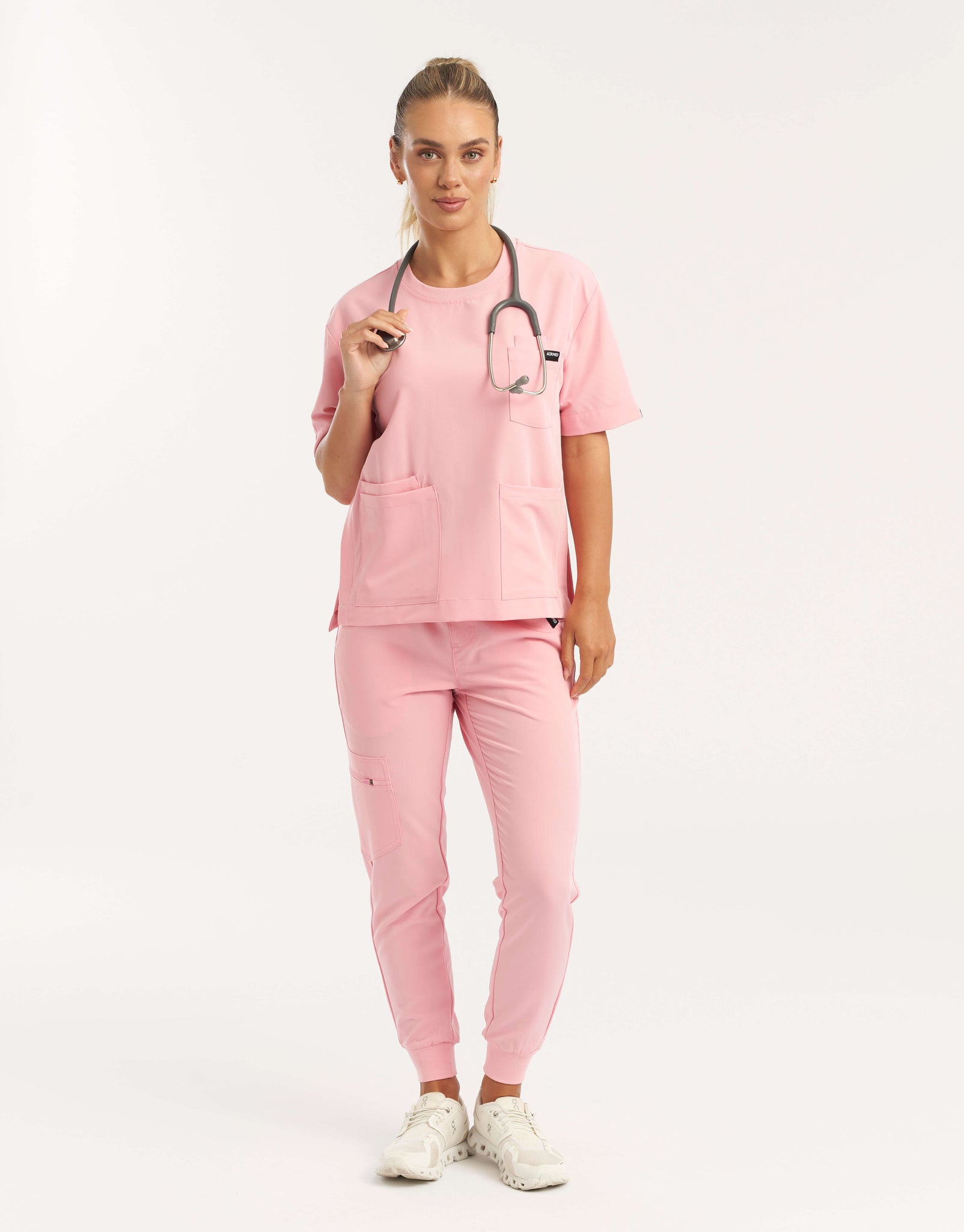 Essential Jogger Scrub Pants - Musk Pink