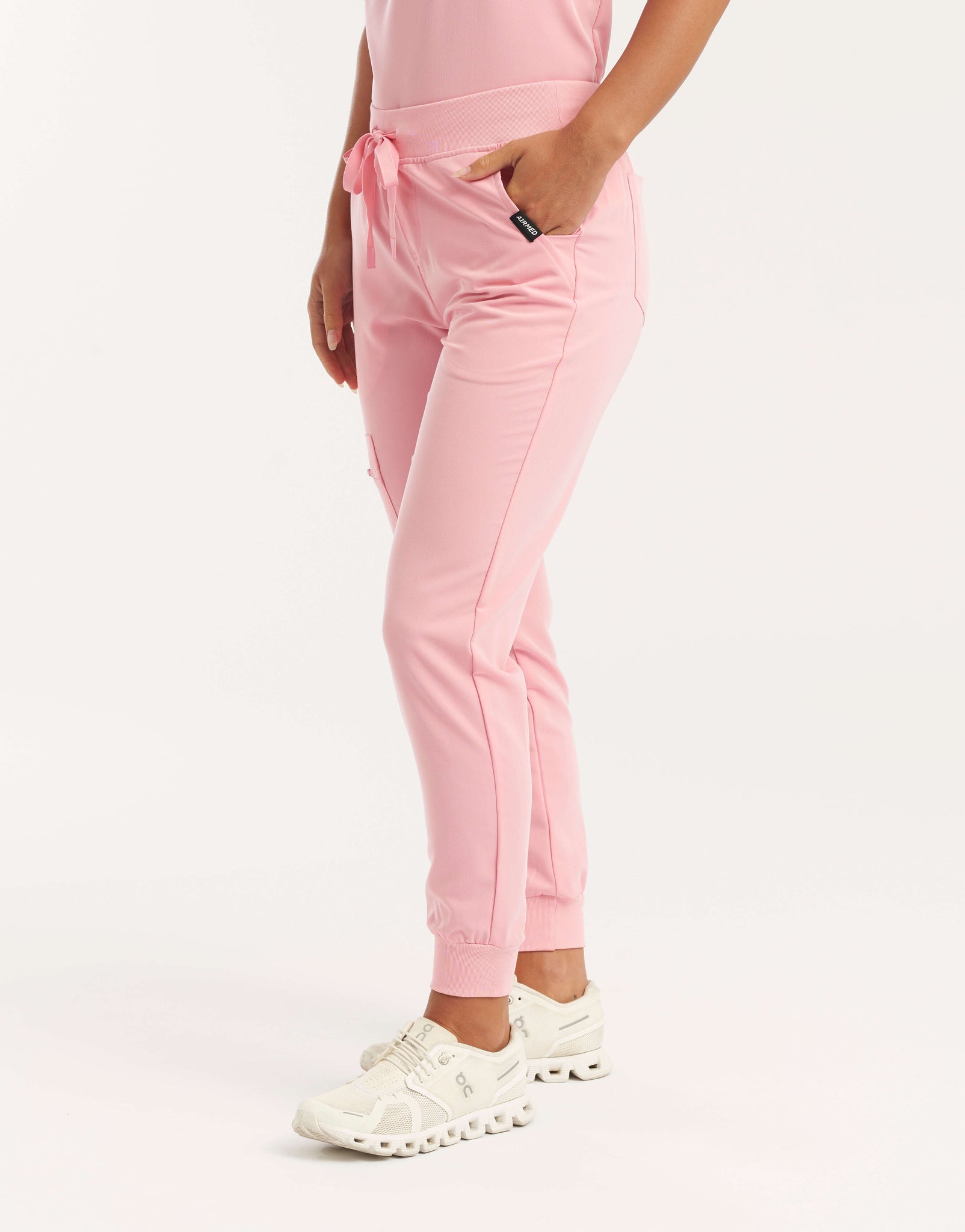 Essential Jogger Scrub Pants - Musk Pink