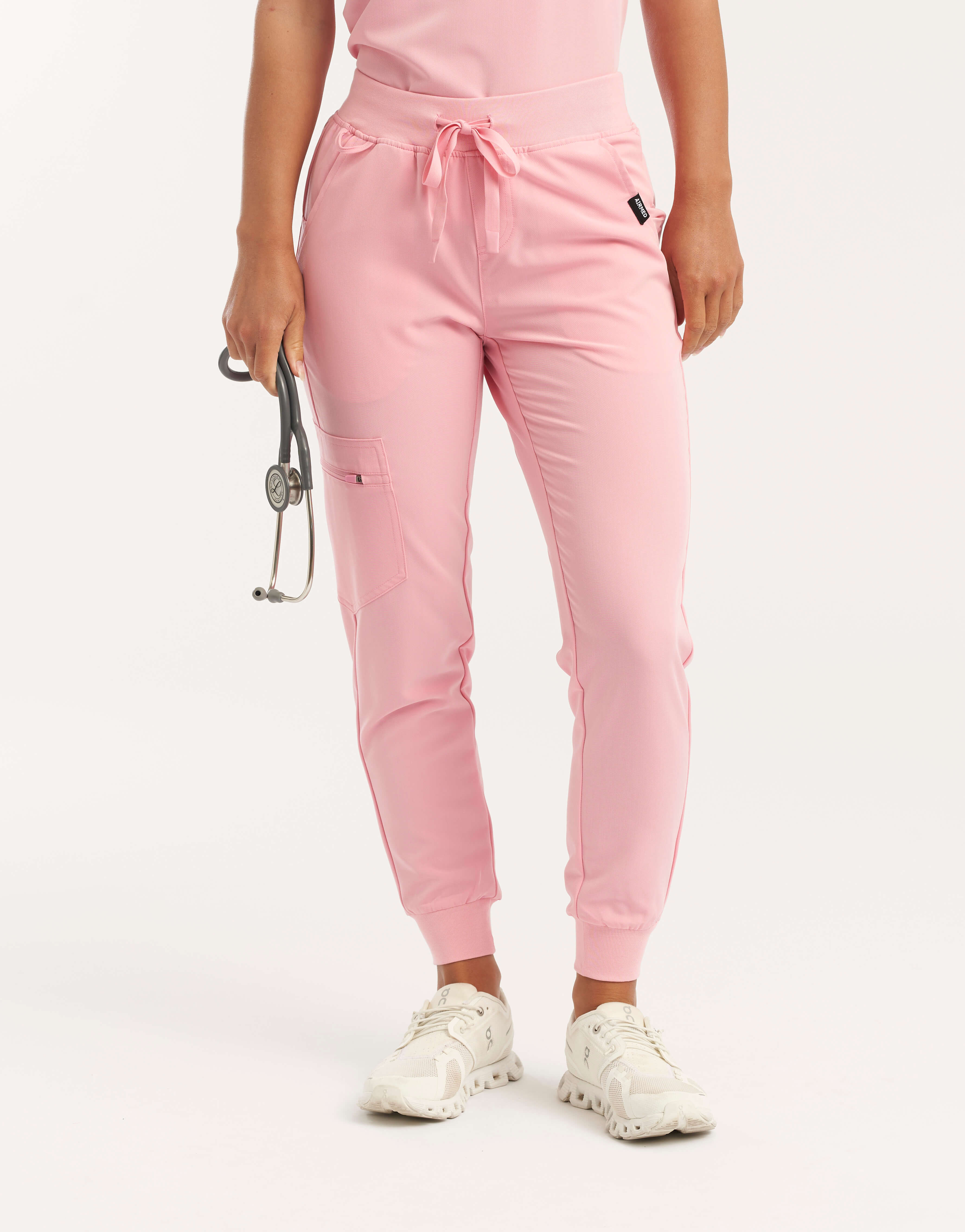 Essential Jogger Scrub Pants - Musk Pink