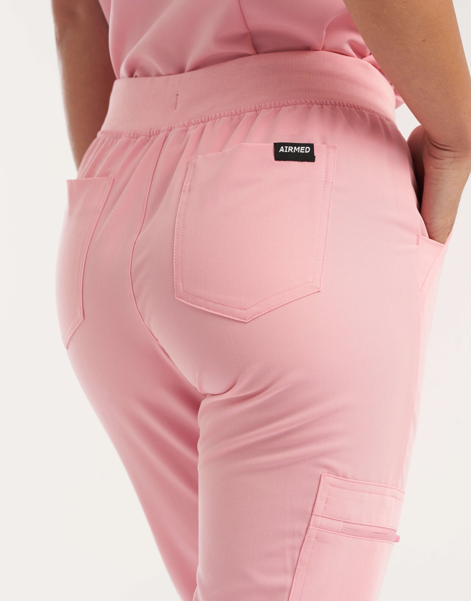 Essential Jogger Scrub Pants - Musk Pink