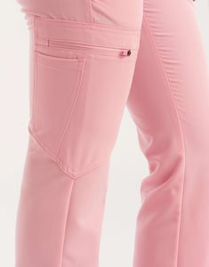 Essential Flare Scrub Pants - Musk Pink