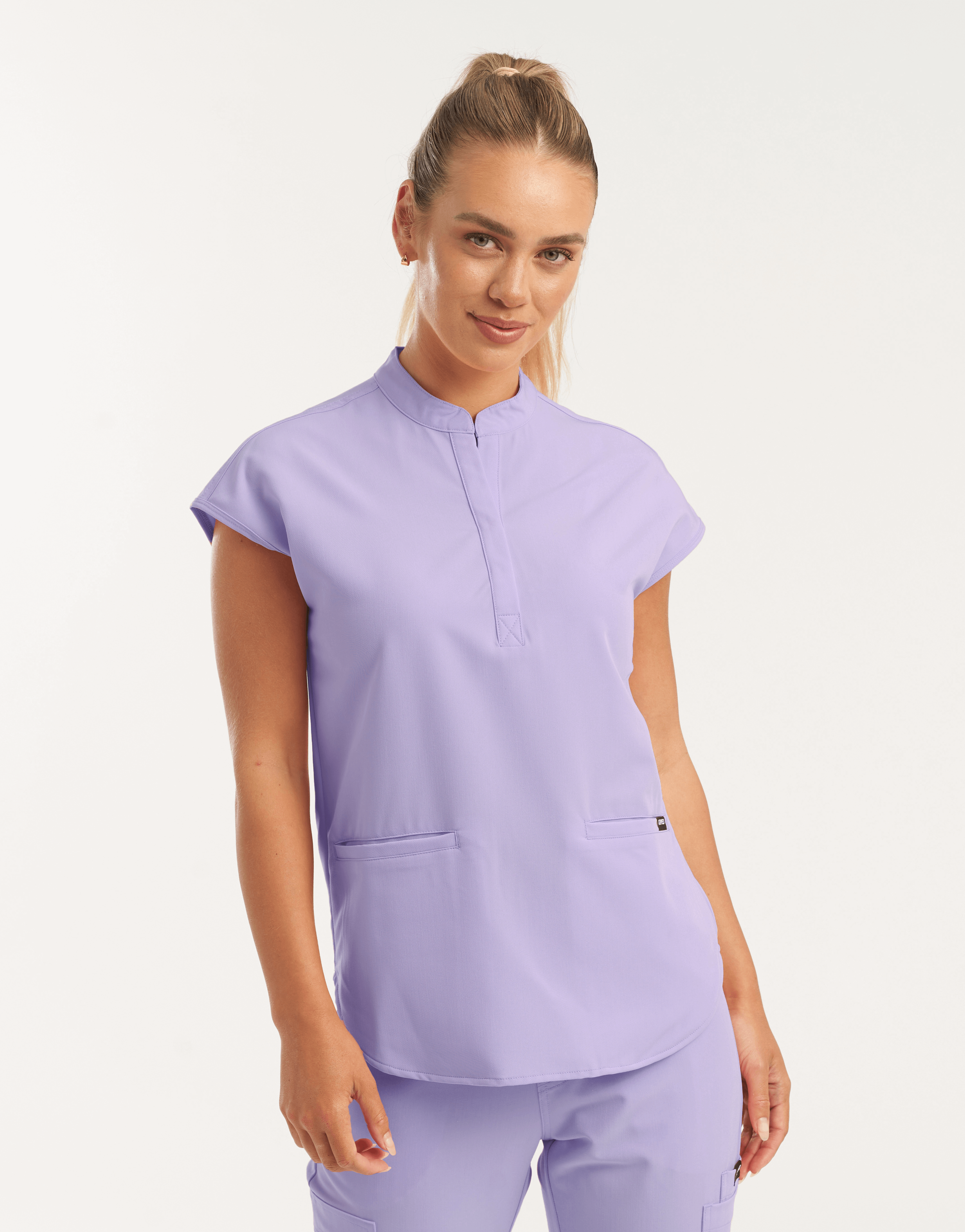 Apollo Scrub Top - Pastel Lilac
