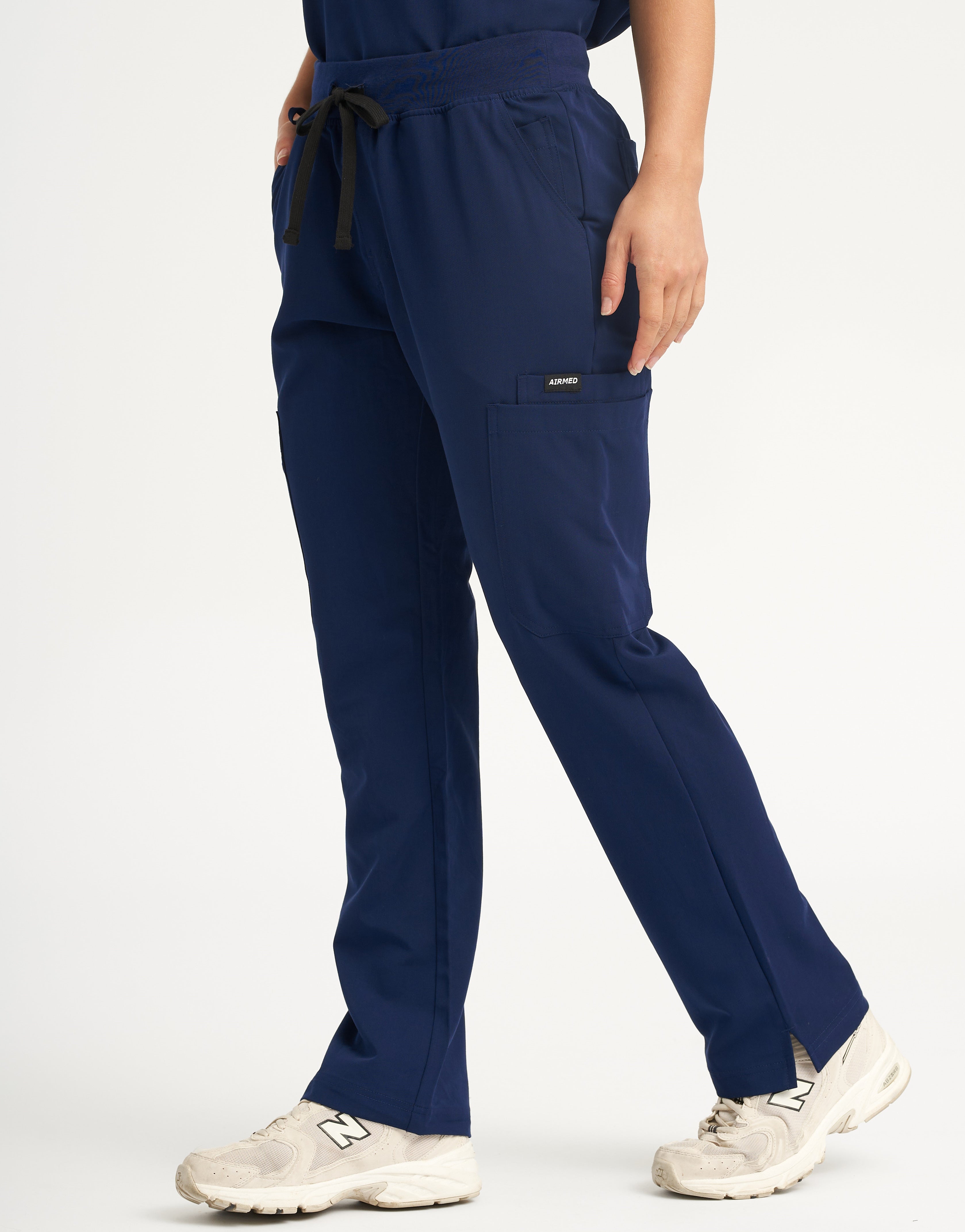 Essential Multi-Pocket Scrub Pants - True Navy