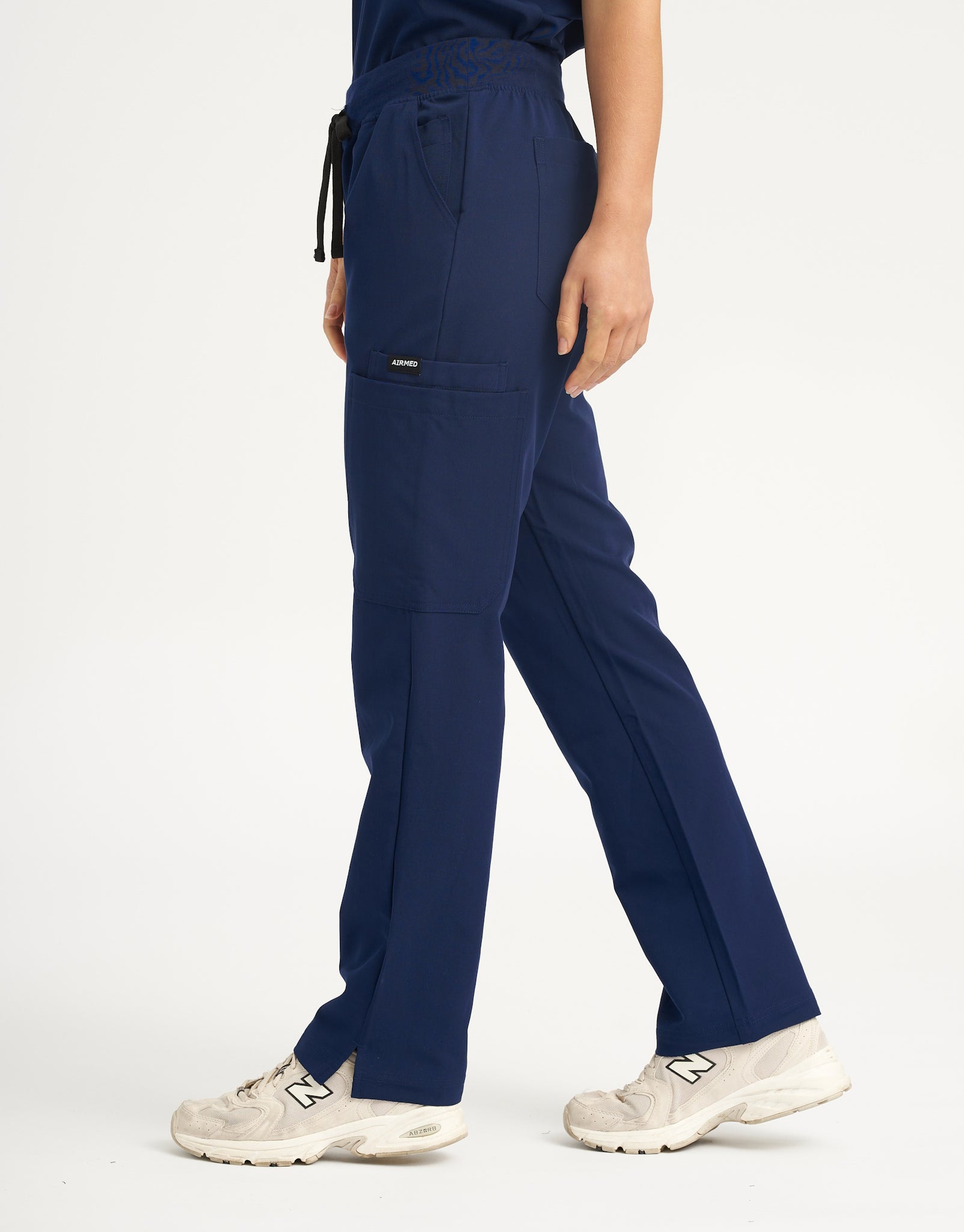 Essential Multi-Pocket Scrub Pants - True Navy