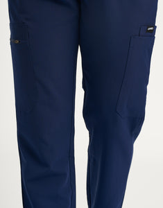 Essential Multi-Pocket Scrub Pants - True Navy