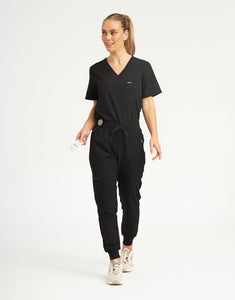 Essential Jogger Scrub Pants - Black