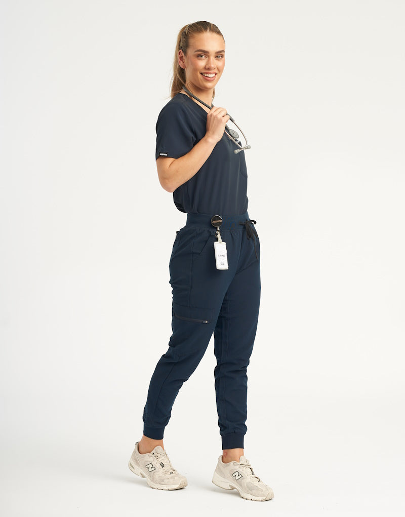 Essential Jogger Scrub Pants - Midnight Navy