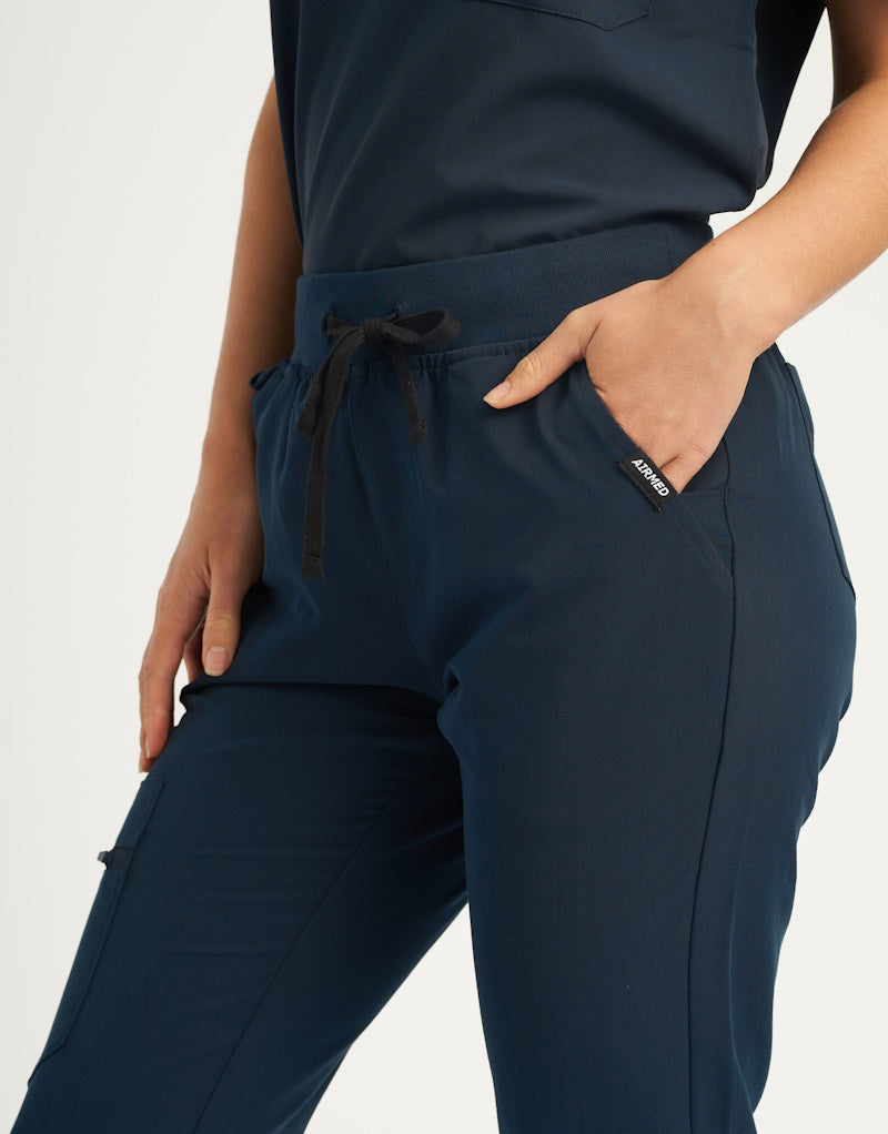 Essential Jogger Scrub Pants - Midnight Navy