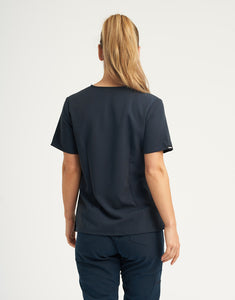 Midnight Navy One Pocket Top and Scrub Jogger Set