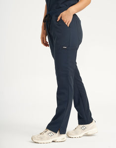 Essential Multi-Pocket Scrub Pants - Midnight Navy