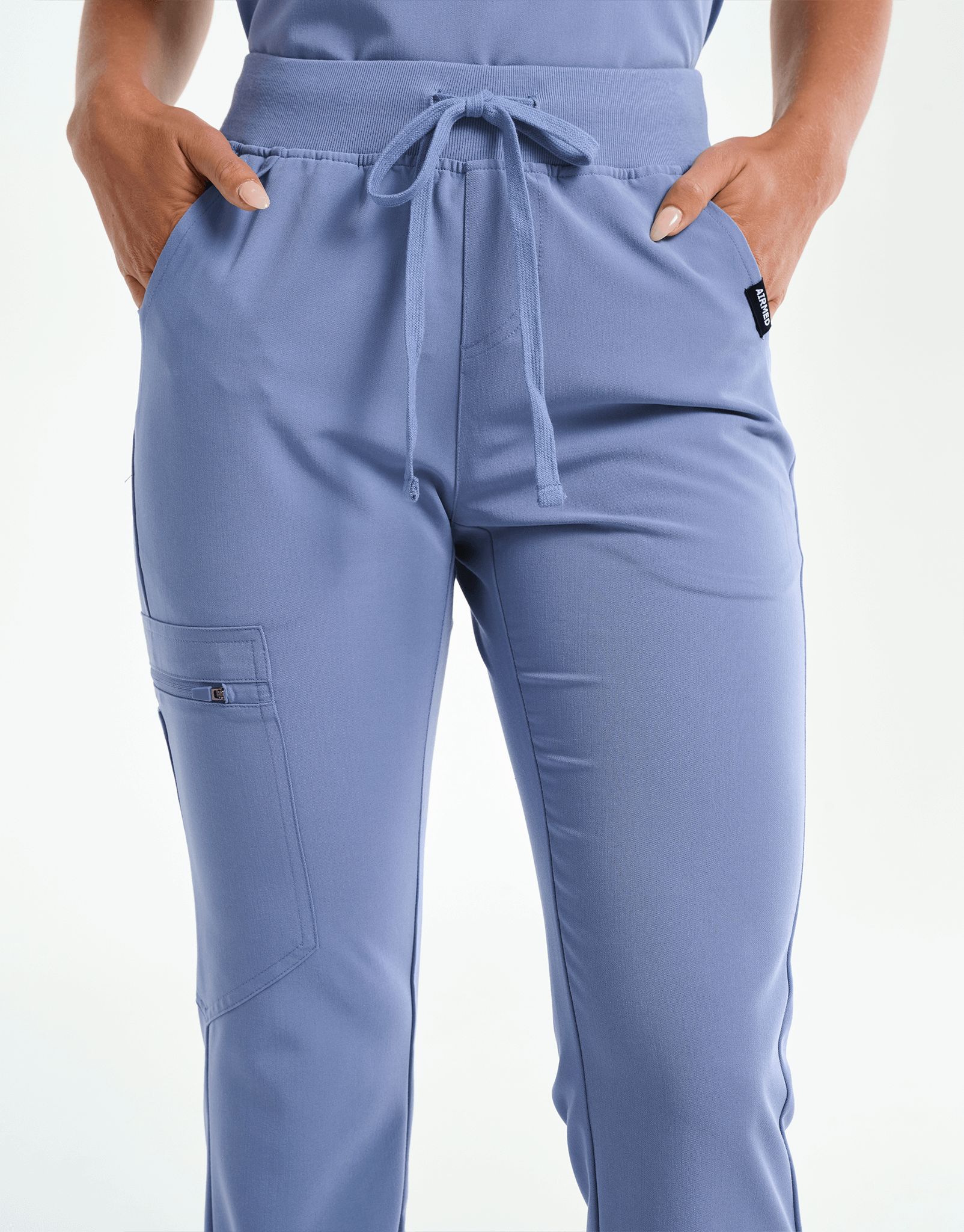 Essential Flare Scrub Pants - Nova Blue